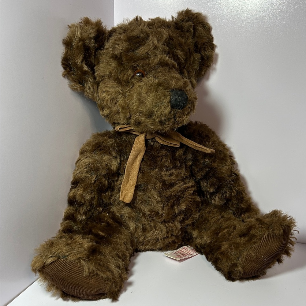 FAO Schwarz vintage Brown Teddy Bear Curly Hair